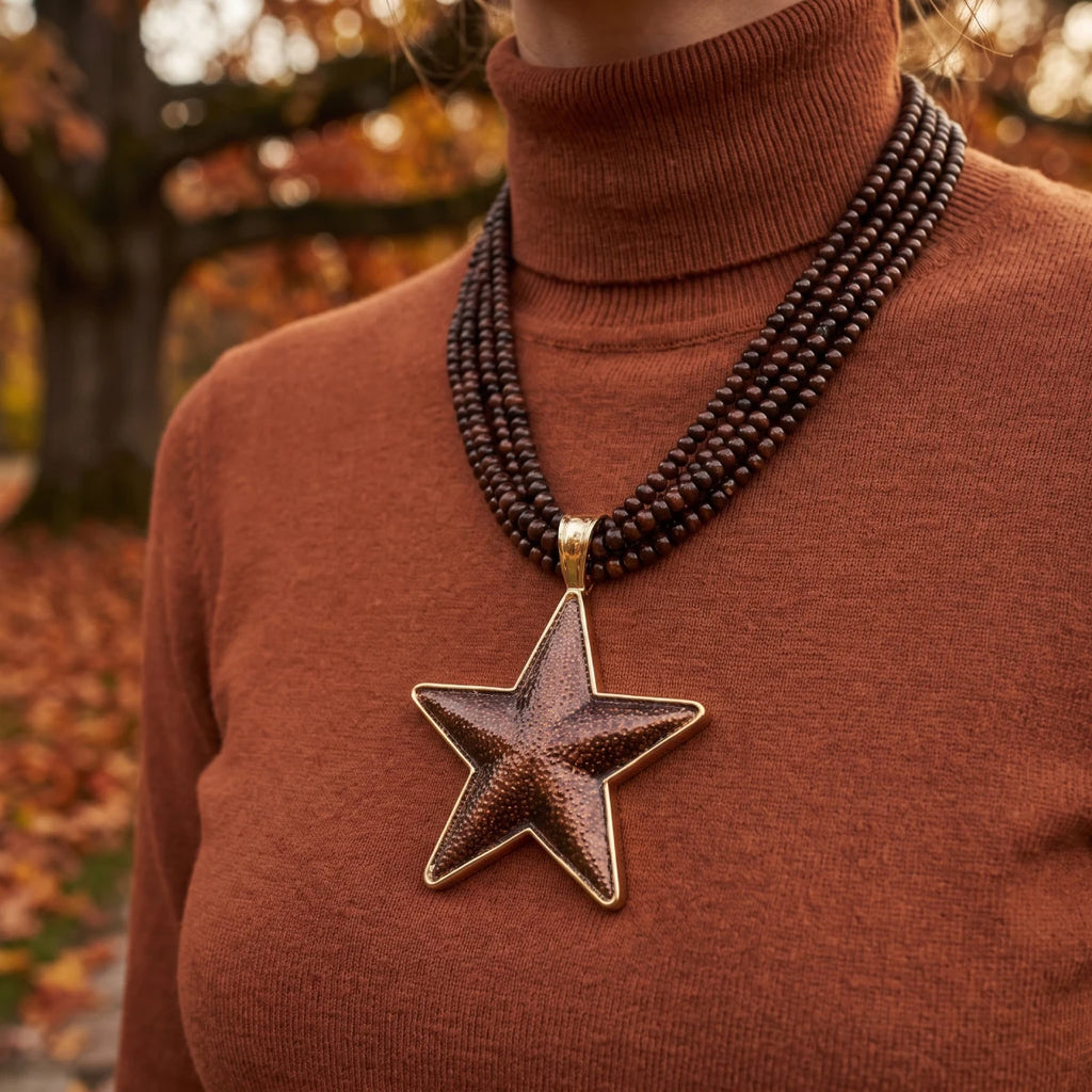 Collar Cuentas Estrella